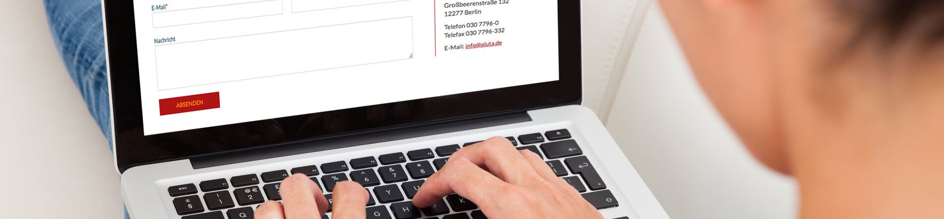 Ihr Kontakt zu aluta